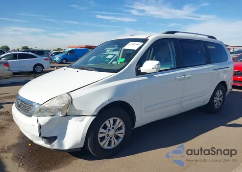 2012 Kia Sedona Lx из США, поврежденный, VIN KNDMG4C76C6466384